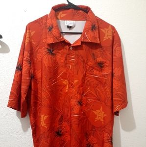 Houston Astros Hawaiian floral shirt XL